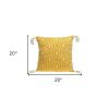 Daffodil Yellow Throw Pillow