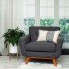 Black And White Geometric Fringe Throw Pillow