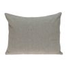 14" X 18" Silver Cotton Blend Throw Pillow