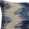 Shades Of Blue Waves Lumbar Throw Pillow