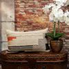 Boho Textured Lumbar Throw Pillow