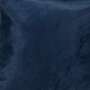 Inky Blue Velvet Lumbar Throw Pillow