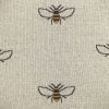 20" Beige Bumblebee Cotton Throw Pillow