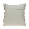 Warm Ivory Chunky Throw Pillow
