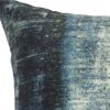 Glamorous Teal Lumbar Pillow With Metallic Gold Accents