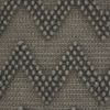 Dark Gray Chevron Detail Throw Pillow