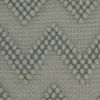 14" X 20" Light Gray Chevron Cotton Blend Lumbar Throw Pillow With Texture