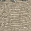 13" X 33" Gray Polyester Blend Throw Pillow With Tassels