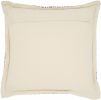 Indigo And Ivory Floral Waves Throw Pillow