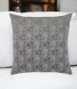 22" Slate Gray Abstract Throw Pillow