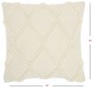 18" Ivory Cotton Blend