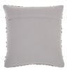 Light Gray Textured Dots And Stripes Throw Pillow