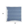 Soft Blue Textured Dots And Stripes Throw Pillow