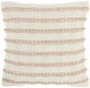 18" Blush Cotton Blend Throw Pillow