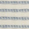 18" Pale Blue And Ivory Textured Stripes Throw Pillow