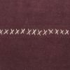 Wide Tasseled Marble Maroon Lumbar Pillow