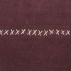 Wide Tasseled Marble Maroon Throw Pillow