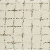 14" X 20" Brown and White Cotton Throw Pillow