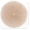 16" X 16" Light Pink Round Velvet