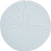16" Periwinkle Tufted Round Throw Pillow