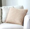 Blush And Ivory Abstract Pattern Throw Pillow