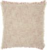 Blush And Ivory Abstract Pattern Throw Pillow
