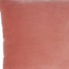 16" Pink Velvet Throw Pillow