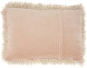 14" X 20" Beige Throw Pillow