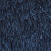 14" X 24" Long Navy Shag Throw Pillow