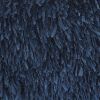 Square Navy Shag Throw Pillow