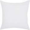 18" Red and White Cotton Throw Pillow