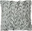 22" Gray Abstract Velvet Throw Pillow With Texture