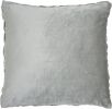 22" Gray Abstract Velvet Throw Pillow With Texture