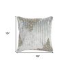 18" Periwinkle Cotton Throw Pillow