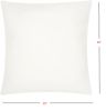 20" X 20" Choice White Square Pillow Insert