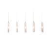 Stark Five Bulb Clear Ceiling Lamp