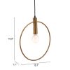 Gold Ring Metal Dimmable Chandelier