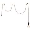 Brass Lantern Plastic Dimmable Ceiling Light