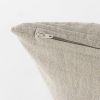 Beige And Black Plaid Pattern Lumbar Throw Pillow Cover