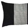 Set Of 2 Black And White Lumbar Pillow Covers