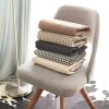 Set Of 2 Black And White Lumbar Pillow Covers