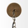 Gold Metal Sphere Pendant Hanging Light