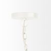 Whitewash Beaded Hanging Chandelier