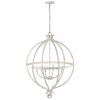 Callie 6-Light Country White Pendant