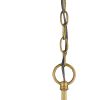 Gold Candle Style Three Light Crystal Metal Dimmable Chandelier