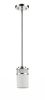 Silver Minimalist Cylindrical Hanging Light