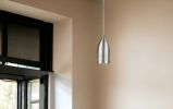Silver Hanging Light with Glass Studs