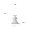 Crew 1-Light White Pendant
