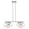 Garner 4-Light Satin Nickel Island Pendant