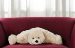 22" X 18" Ivory Bear Throw Pillow